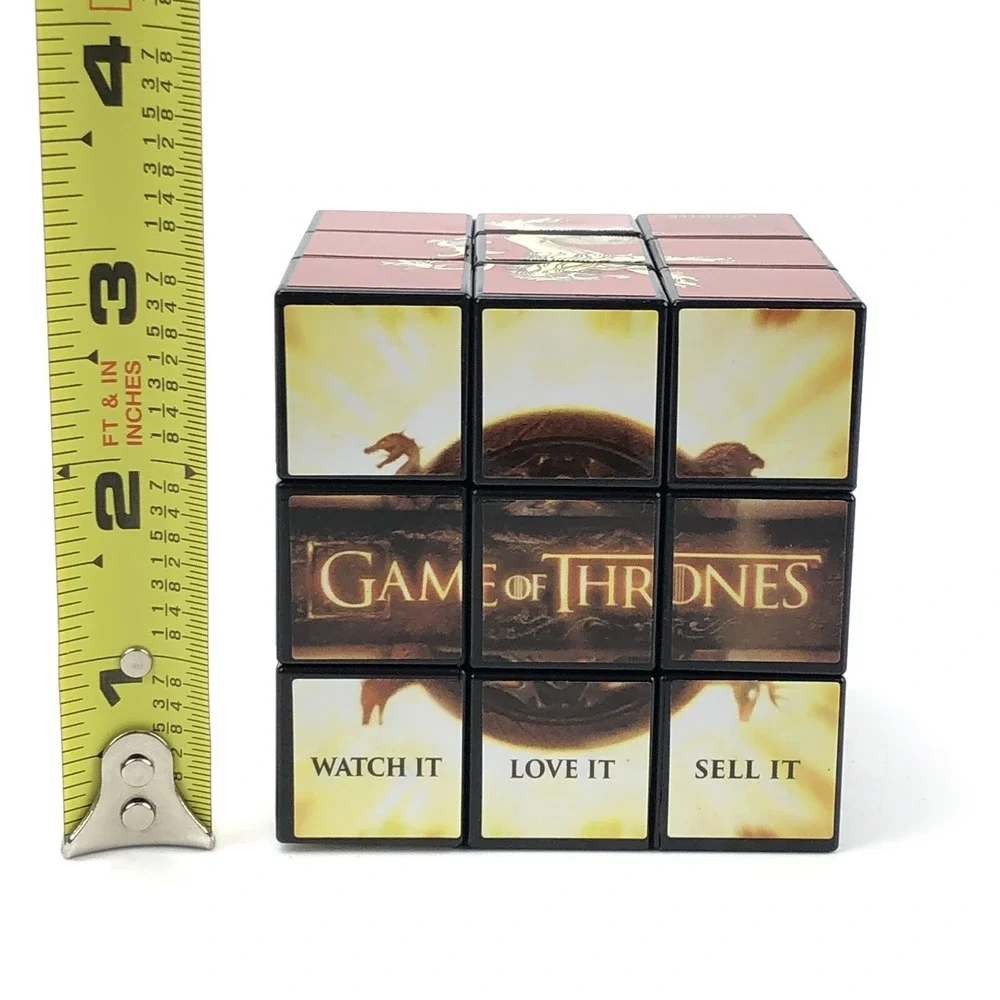 Game Of Thrones Rubiks Cube Puzzle Game Toy‎ HBO Promo TV Show 3x3 Gift Idea New